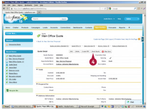 Email a Quote in salesforce