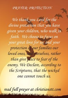 Prayer for Divine Protection and Covering