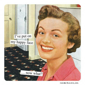 anne taintor :: Happy Face