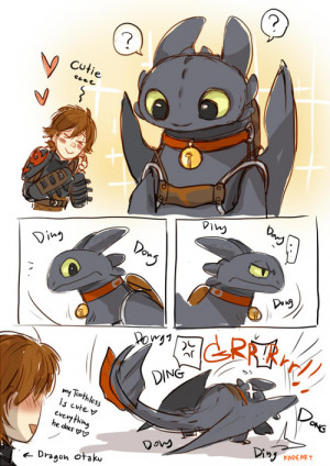 how to train your dragon toothless hiccup kadeart big cat isn't amused