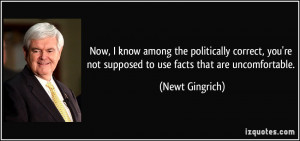 Now, I know among the politically correct, you're not supposed to use ...