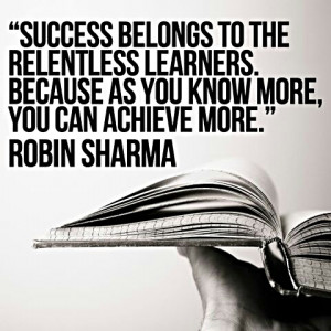 Motivational Wallpaper on Success by Robin Sharma