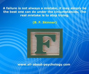 Skinner quote. My hero