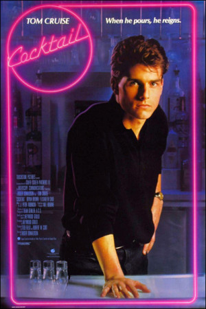 Tom Cruise Cocktail Movie Poster