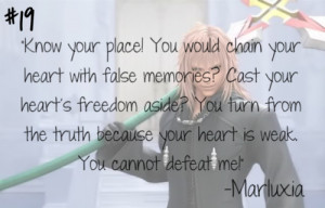 Know your place! You would chain your heart with false memories? Cast ...