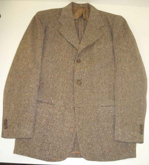 SOLD Early 1940s 36 37L Penney 39 s Donegal tweed sportscoat SOLD