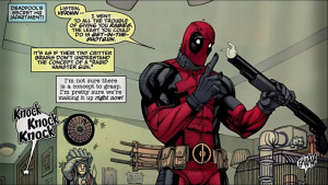 You gotta love Deadpool with his insane comedy. I can relate.