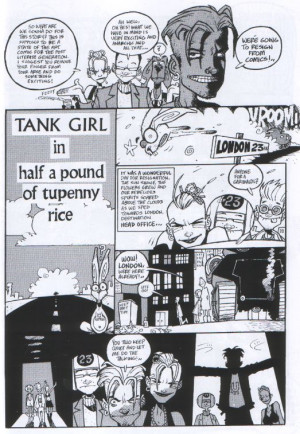 Tank Girl Comic Quotes From tank girl book 2 by