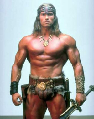 Picture of Arnold Schwarzenegger as Conan the Barbarian