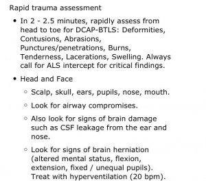 Focused History & Physical Exam - Trauma Patient - Rapid Assessment ...