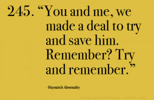 Quotes - haymitch-katniss-and-peeta Fan Art