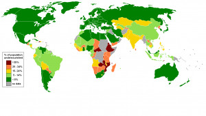 Description Percentage population undernourished world map.PNG