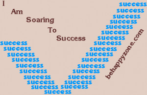Success affirmations - soaring to success