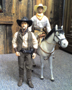 Dish and Gus McCrae from Lonesome Dove,by Dave E!