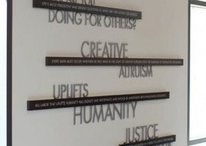 Many of Dr. King’s most famous quotations grace the walls of King ...