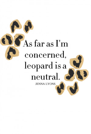 Leopard Is a Neutral