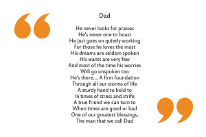 Dad poem