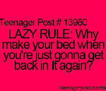 bed, lazy, quote, quotes, teen, teenager posts, text, true, typography ...