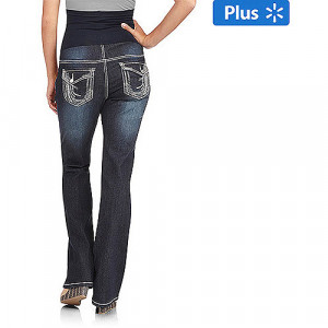 Plus Size Embellished Jeans Denim diva maternity plus-size