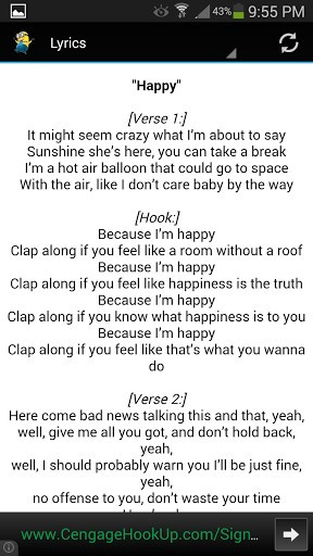 happy by pharrell lyrics