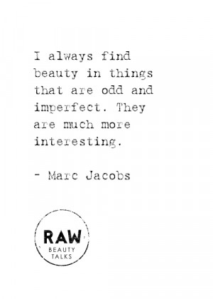 Marc Jacobs Beauty Quote Poster