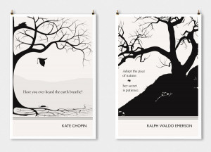 14 Literary Posters That Turn Famous Authors' Words Into Art