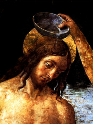 Baptism of Christ by Pietro Perugino