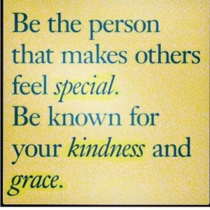 Kindness and grace