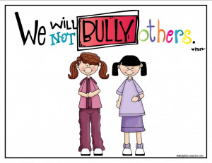 anti bullying pledge poster color