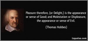 Pleasure Therefore Is The Appearance Of Sense Of Good - Appearance ...