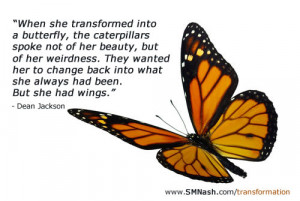 Butterfly Transformation Quotes Butterfly transformation quote