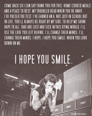 Lyrics from Second and Sebring by Of Mice & Men