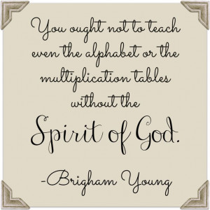 Brigham Young Quote on Education