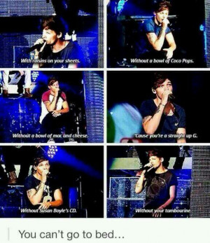 LOUIS' LYRIC CHANGES ARE THE BEST>>>lmao cause your a straight up G