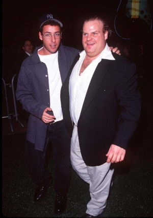 Chris Farley and Adam Sandler at event of Happy Gilmore (1996)