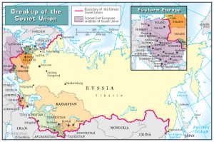 USSR Map Soviet Union