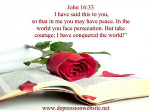 inspiring bible verses John 16 33