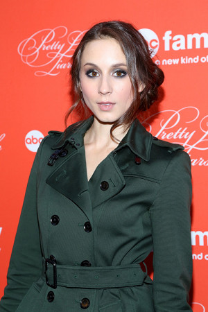 Troian Bellisario attends the Pretty Little Liars Season 4 finale ...
