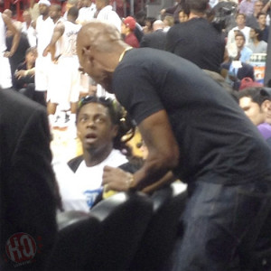 Lil Wayne Told To Leave Miami Heat vs. Los Angeles Lakers Game ...