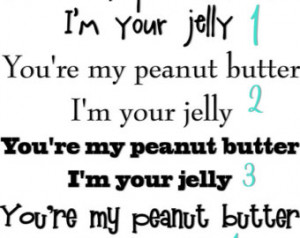 You're my peanut butter, I' m your jelly - vinyl wall decal ...