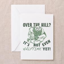 Halftime 70 Football Bday Greeting Card for