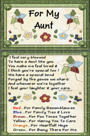 Sweet Aunt Quotes...