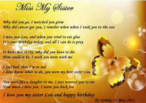 Go Back > Gallery For > I Miss My Sister Quotes
