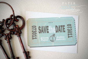 Beautiful Save the Date Wedding Postcard Custom Designs