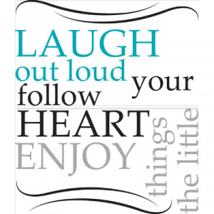 WallPops! Wall Art Kit Laugh Out Loud Wall Quote Decal