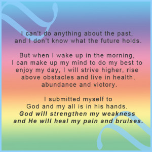 Inspired Dreams: I can't do anything about the past