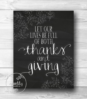 Printable Thanksgiving art by SpoonLily - spoonlily.etsy.com