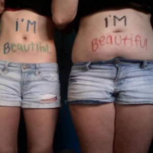 Its true. I think everyone is beautiful no matter what shape or size ...