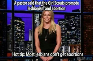 guessing this pastor doesn't promote common sense. #Lesbian #funny ...