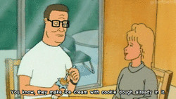 ice cream King of the Hill cookie dough hank hill Luanne Platter